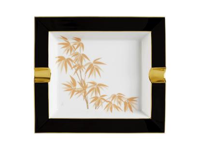 Meissen Cosmopolitan "Golden Bamboo" Ascher Porzellan mit Golddekor 21x18,5cm – Porzellanwaren Tafelporzellan in weiß und aus Porzellan.