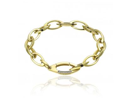 Chimento Link Sensi Armband Gelbgold 19,0cm mit Brillanten 0,130ct – Armschmuck Armband in gelbgold und aus 750 Gelbgold.