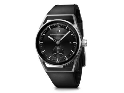 Porsche Design Sport Chrono Subsecond 39 Titan schwarzes Lederband – Ansicht 4