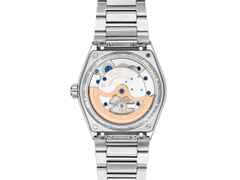 Frederique Constant Highlife Worldtimer Manufacture Automatik Edelstahl 41mm blaues Zifferblatt Metallband – Herrenuhren Uhr mit Datum aus Edelstahl. Das Gehäuse ist rund und silber. Das Edelstahlarmband ist silber. Das Zifferblatt ist ein Index in blau. – Ansicht 2