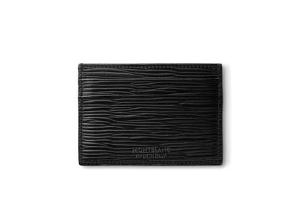 Montblanc Meisterstück 4810 Kartenetui 5 cc Leder Schwarz – Lederwaren Leder Visitenkartenetui in schwarz und aus Leder. – Ansicht 2