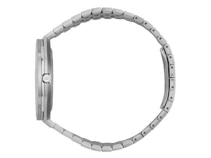 Gucci 25H Automatik Edelstahl 40mm graues Zifferblatt Metallband YA163302 – Herrenuhren Uhr ohne Datum aus Edelstahl. Das Gehäuse ist rund und silber. Das Edelstahlarmband ist silber. Das Zifferblatt ist ein Index in grau. – Ansicht 3