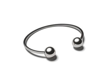 Niessing Now Galaxy Armspange 10mm Lava poliert – Armschmuck Armspange aus Silber-Gold Legierung - 90 S.
