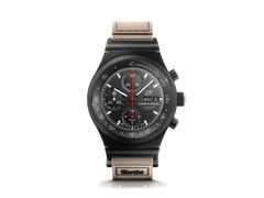 Porsche Design Chronograph 1 - 50 Jahre 911 Turbo Edition Automatik Titan 40mm schwarzes Zifferblatt Metallband und Textilband limitiert – Herrenuhren Chronograph aus Titan und Titancarbid beschichtet. Das Gehäuse ist rund und schwarz. Das Titanarmband ist schwarz. Das Zifferblatt ist arabisch Index und schwarz.