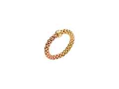 Fope Essentials Ring zweifarbig Roségold / Gelbgold schmal Weite M – Ringe Ring aus 750 Gelbgold/Rotgold.