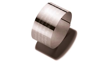 Niessing Now Tattoo Armspange Rose – Armschmuck Armspange in grau und aus Silber-Gold Legierung - 90 S.