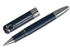Montblanc Writers Edition                 2021: Special Edition Sir Arthur Conan Doyle Rollerball – Schreibgeräte Rollerball in blau und aus Edelharz und Ruthenium.