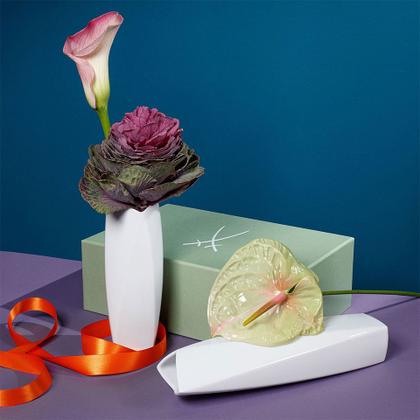 Meissen Vasen-Set Cosmopolitan weiß – Porzellanwaren Porzellanvase in weiß und aus Porzellan. – Ansicht 2