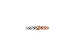 Fope Essentials Ring zweifarbig Weißgold / Roségold schmal flexibel Weite M – Ringe Ring aus 750 Weißgold/Rotgold. – Ansicht 3