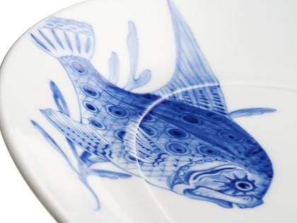 Meissen Blue Treasures Platte oval "Fisch" – Porzellanwaren Tafelporzellan in weiß und aus Porzellan. – Ansicht 3