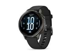 Garmin Venu 4 Quarz Edelstahl und Polymer Schiefergrau 41mm digitales Zifferblatt schwarzes Silikonband – Herrenuhren Uhr Multifunktion aus Edelstahl und Faserverstärktes Polymer. Das Gehäuse ist rund und anthrazit. Das Kautschuk / Kunststoff / Silikon Armband ist schwarz. Das Zifferblatt ist digital und schwarz. – Ansicht 2
