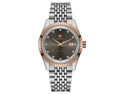 Rado Hyperchrome Classic Automatik Edelstahl rosegold graues Zifferblatt Edelstahlband kaufen