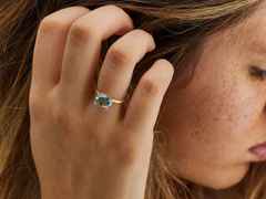 Nanis Ipanema Ring Gelbgold Topas – Ringe Ring mit Besatz aus 750 Gelbgold. – Ansicht 3