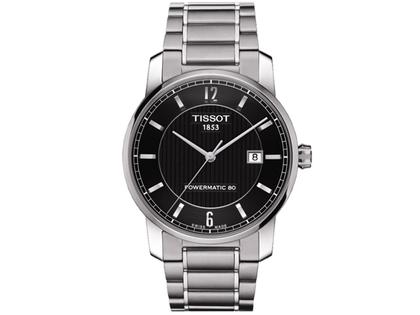 Tissot Luxury Titanium Automatik Gent Metallband schwarz kaufen