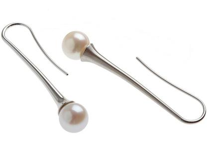 Apero Ohrhänger Piove lang Perle – Ohrschmuck Ohrhänger aus Edelstahl.