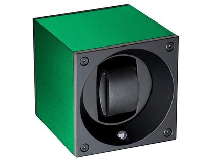 Swiss KubiK Masterbox Uhrenbeweger Aluminium grün – Uhrenbeweger Uhrenbeweger für 1 Uhr aus Aluminium.
