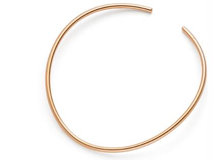 IsabelleFa Flix.Flex Halsreif rund Roségold 4,5mm – Halsschmuck Collier aus 750 Rotgold.
