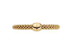 Fope Love Nest Flex'It Men Armband Gelbgold M 1 Schmuckelement Brillant schwarz 0,020ct flexibel – Armschmuck Armband aus 750 Gelbgold. – Ansicht 3