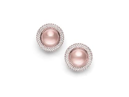 IsabelleFa Coco Ohrclip Rougeroyal 22mm mit Pavé-Besatz 2,17ct – Ohrschmuck Ohrclip aus 750 Rotgold.