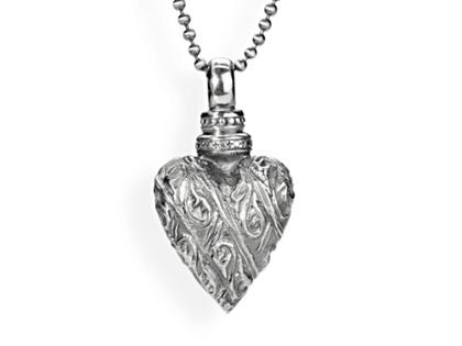 Drachenfels Design Klunkerling Anhänger Ornamentherz klein – Anhänger Anhänger ohne Besatz aus 925 Silber.