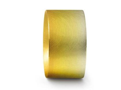 Niessing Volumen Zwölf Ring Iris seitlich Rechteck – Ringe Ring aus 750 Gelbgold/Weißgold.