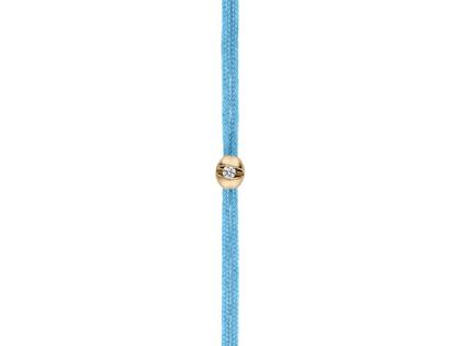 Schaffrath Colortaire Armband Gelbgold mit Brillant 0,015 Boys Blue – Armschmuck Armband in blau und aus 750 Gelbgold.