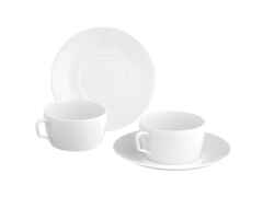 Meissen Cappuccinotassen Set "Cosmopolitan" – Porzellanwaren Tafelporzellan in weiß und aus Porzellan.