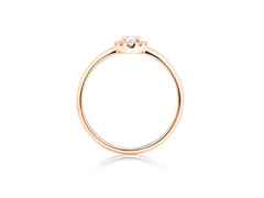 Capolavoro Magnifico Innenring Roségold mit Brillantrosette – Ringe Ring mit Besatz aus 750 Rotgold. – Ansicht 2