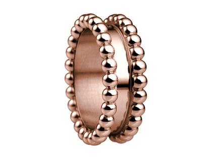 Bering Arctic Symphony Außenring schmal Kugeln Edelstahl IP Rosé – Ringe Ring aus Edelstahl, IP beschichtet und und .