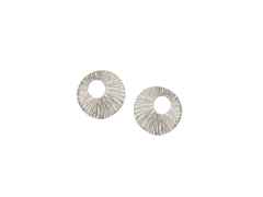 Heiring Traumfänger Ohrstecker Klein Silber – Ohrschmuck Ohrstecker aus 925 Silber und und rhodiniert.