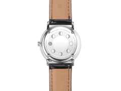 Sternglas Naos Mondphase Quarz Edelstahl 38mm silbernes Zifferblatt Metallband – Herrenuhren Uhr mit Datum aus Edelstahl. Das Gehäuse ist rund und silber. Das Edelstahlarmband ist silber. Das Zifferblatt ist ein Index in silber. – Ansicht 3