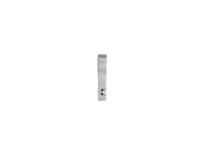 Meilenstein Anhänger Schlaufe Platin mit Brillant 0,200ct – Anhänger Anhänger mit Besatz in grau und aus 950 Platin.