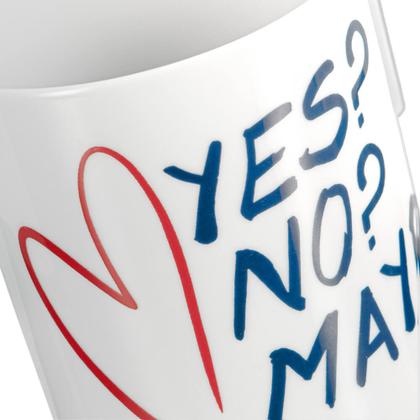 Meissen MUG Collection Henkelbecher "Yes, No, Maybe" – Porzellanwaren Tafelporzellan in weiß und aus Porzellan. – Ansicht 3