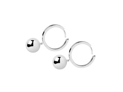 PDPAOLA Creolen "Super Future" Silber – Ohrschmuck Creolen aus 925 Silber.
