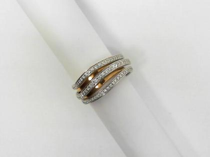 Chimento Ring Anima Weißgold Rotgold mit Brillanten – Ringe Ring aus 750 Rotgold, 750 Weißgold und und .