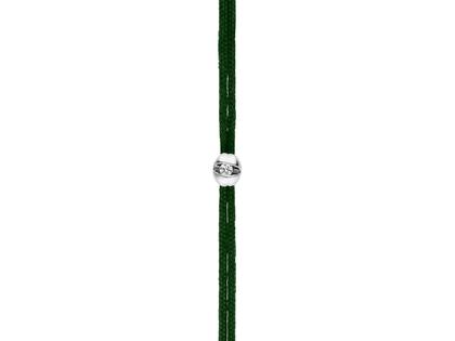 Schaffrath Colortaire Armband Weißgold mit Brillant 0,015 Emerald Green – Armschmuck Armband in grün und aus 750 Weißgold.