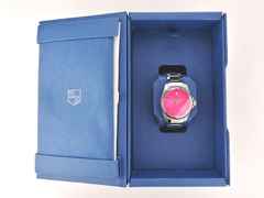 Oris Pro Pilot X Miss Piggy Edition Automatik Edelstahl 34mm pinkes Zifferblatt Metallband 01 531 7796 4158-07 8 17 05LC Full Set mit Garantie Occasion Neu – Damenuhren Uhr ohne Datum aus Edelstahl. Das Gehäuse ist rund und silber. Das Edelstahlarmband ist silber. Das Zifferblatt ist ein Index in pink. – Ansicht 5