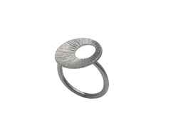Heiring Traumfänger Ring Klein Silber schwarz rhodiniert – Ringe Ring aus 925 Silber und und rhodiniert.