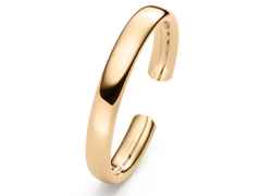 IsabelleFa Flix.Flex Armreif oval Roségold 11mm – Armschmuck Armspange aus 750 Rotgold.