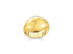 Thomas Sabo Bold Elegance Ring geschwungen Silber vergoldet – Ringe Ring aus 925 Silber und und vergoldet.