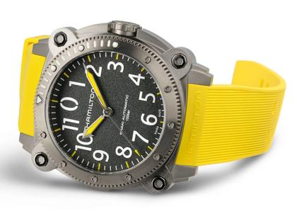 Hamilton Khaki Navy BeLOWZERO Auto Titanium 46mm schwarzes  