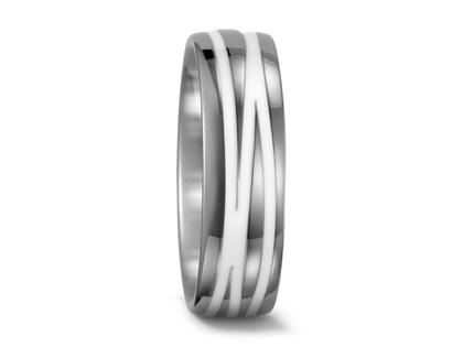 TitanFactory Titanring Nr. 34 – Ringe Trauring aus Keramik, Titan und und .