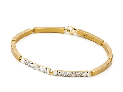 Schmuckwerk Alpen Armband Gelbgold – Armschmuck Armband aus 750 Gelbgold.