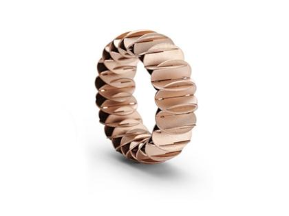 Niessing Phoenix Ring Rosewood 9,0mm – Ringe Ring in beige und aus 750 Weißgold.
