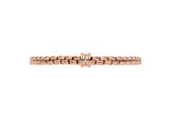 Fope Eka Flex'It  Armband   schmal Roségold 1 Ronde mit Brillant 0,01ct M flexibel – Armschmuck Armband aus 750 Rotgold. – Ansicht 4