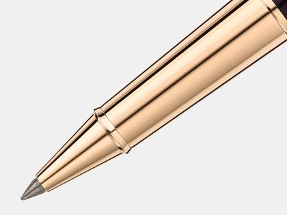 Montblanc Around the World in 80 Days Doué Classique Rollerball dunkelgrau – Schreibgeräte Rollerball in grau und aus Edelharz, Metall, platiniert und vergoldet. – Ansicht 2
