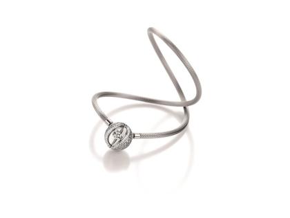 Jörg Heinz Mystery Sphere Wechselschließe Weißgold mit Südseeperle und Brillanten 2,93ct – Anhänger Collier Schließe aus 750 Weißgold. – Ansicht 2