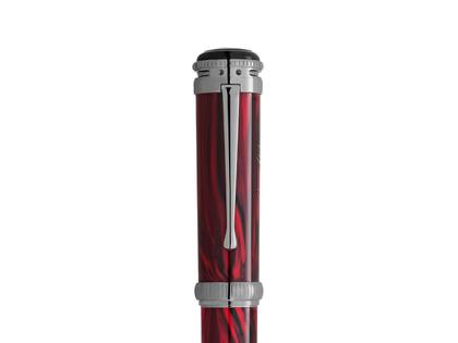 Montblanc Writers Edition                      2026: Hommage to Bram Stoker Limited Edition Kugelschreiber – Schreibgeräte Kugelschreiber in rot und aus Edelharz, Metall, rhodiniert und Ruthenium. – Ansicht 3
