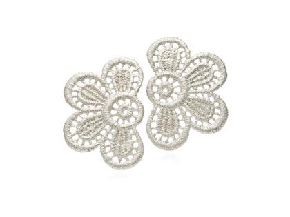 Brigitte Adolph Jewellery Design Blooming Lace Ohrstecker Silber 4cm – Ohrschmuck Ohrstecker in silber und aus 925 Silber.