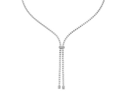 Halsschmuck Collier aus 750 Weißgold.